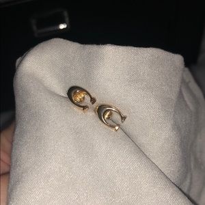 Gold Coach Earrings